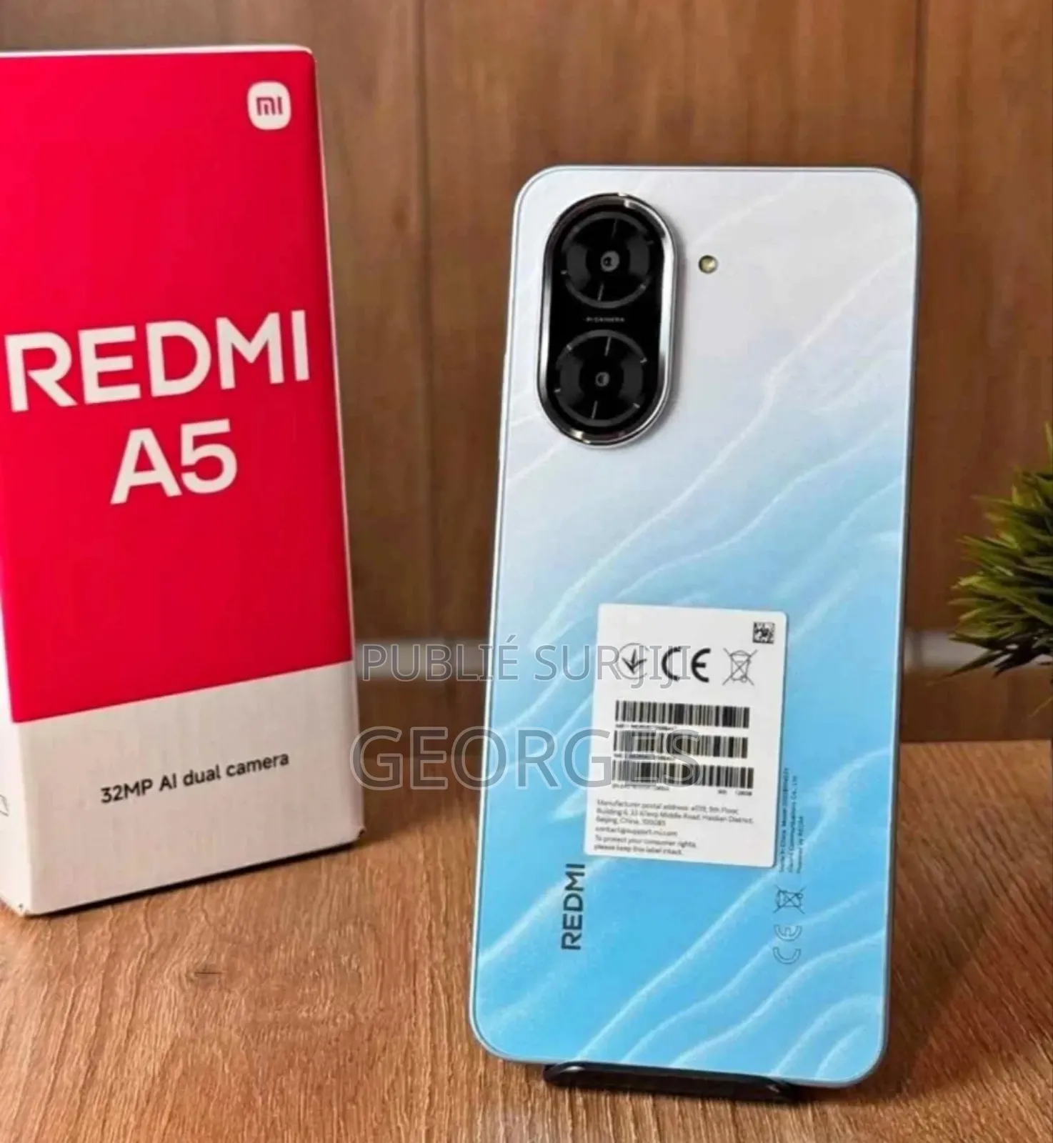 New Xiaomi Redmi A5 4G 128 GB Rouge