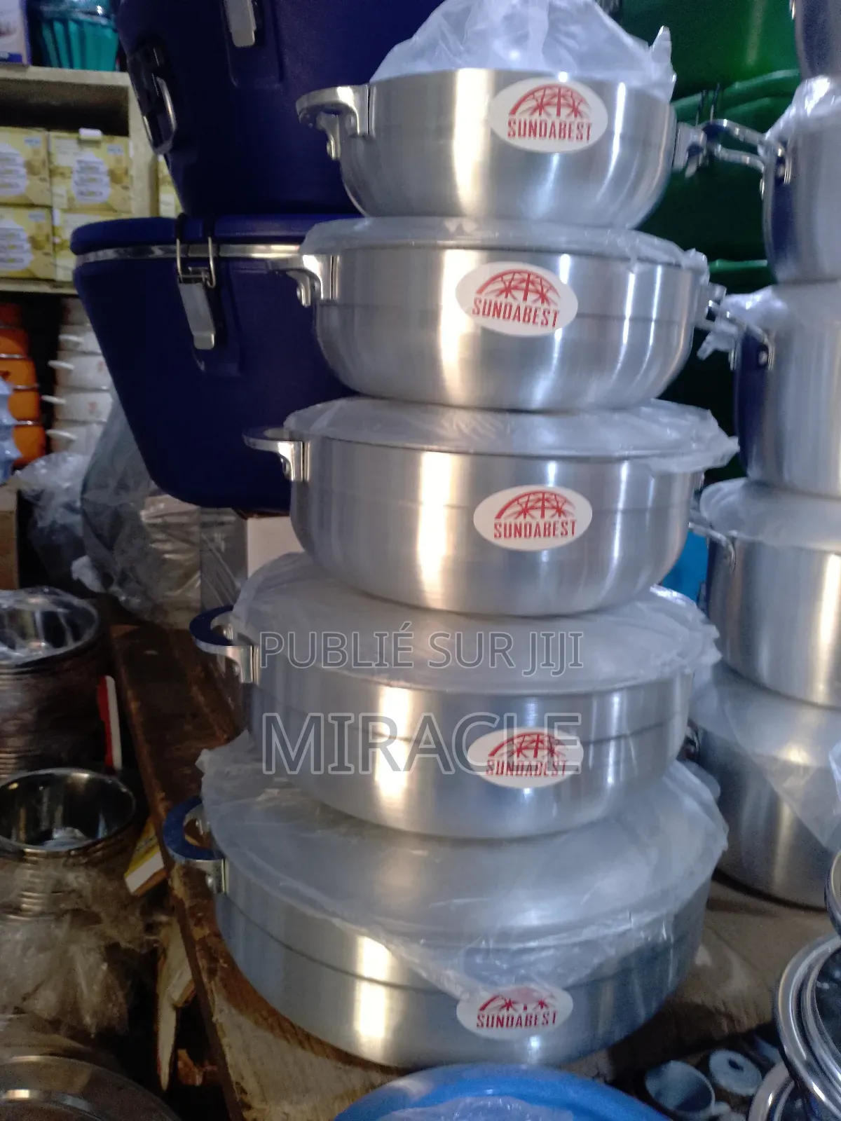 Ensemble De 5 Casseroles en Inox