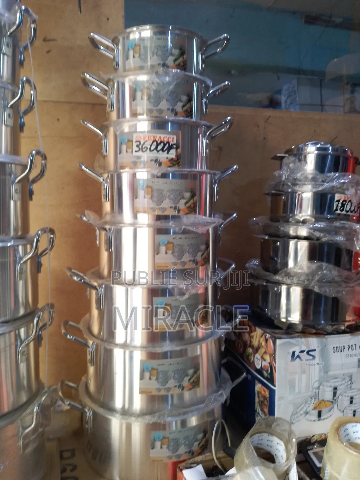 Ensemble De 8 Casseroles en Acier Inoxydable