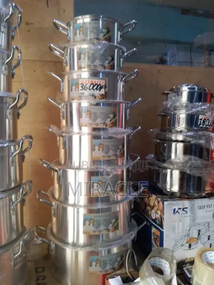 Ensemble De 8 Casseroles en Acier Inoxydable