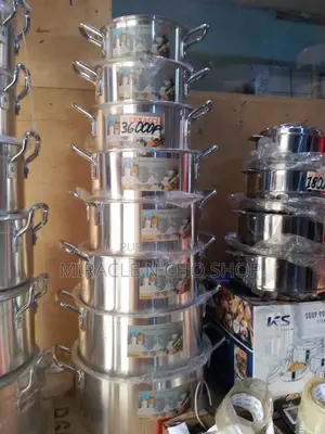 Ensemble De 8 Casseroles en Acier Inoxydable
