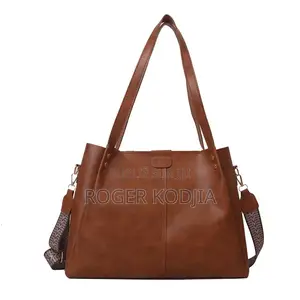 Photo - Sac a Main Dames en Cuir Marron