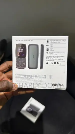New Nokia 106 Noir
