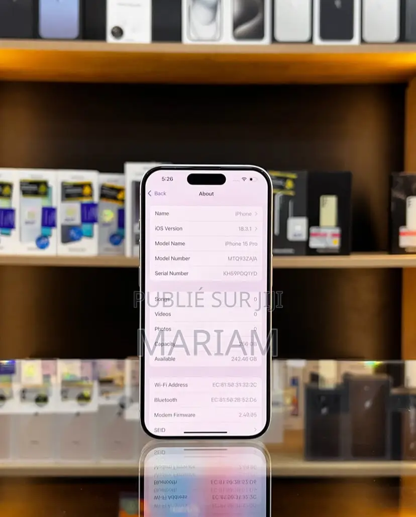 New Apple iPhone 15 Pro 128 GB Gris