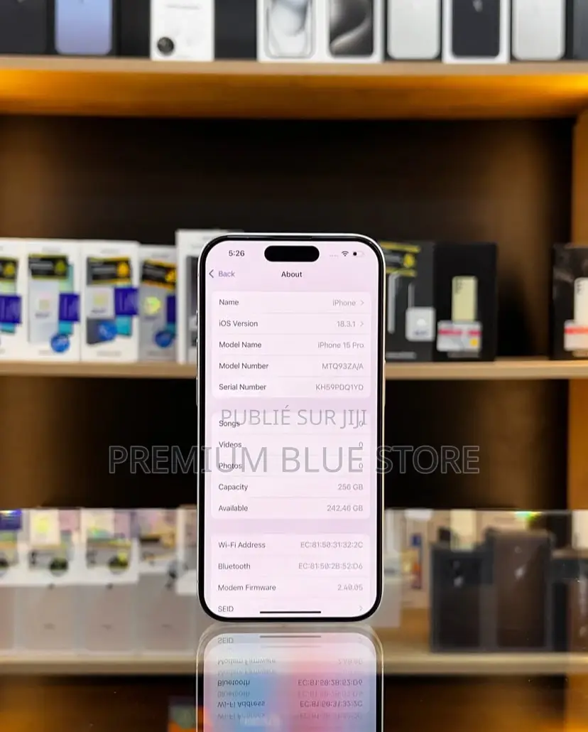 Neuf Apple iPhone 15 Pro 128 GB Gris