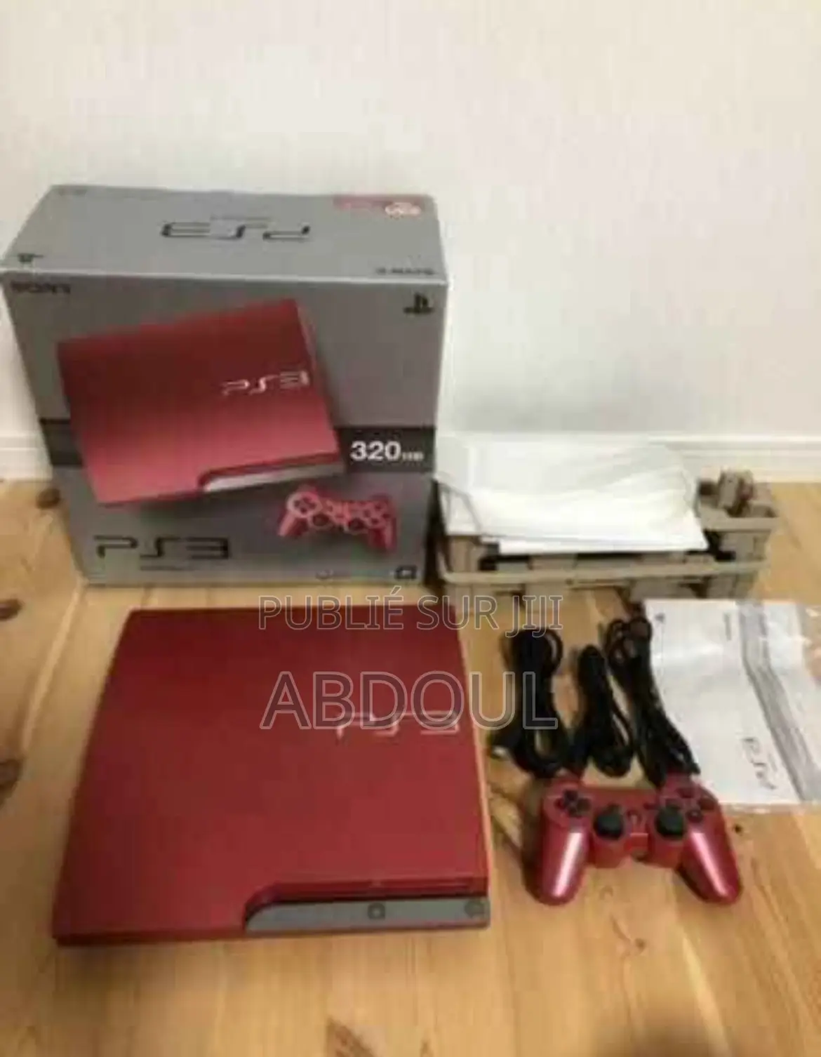 Console Ps3 320 Go Rouge