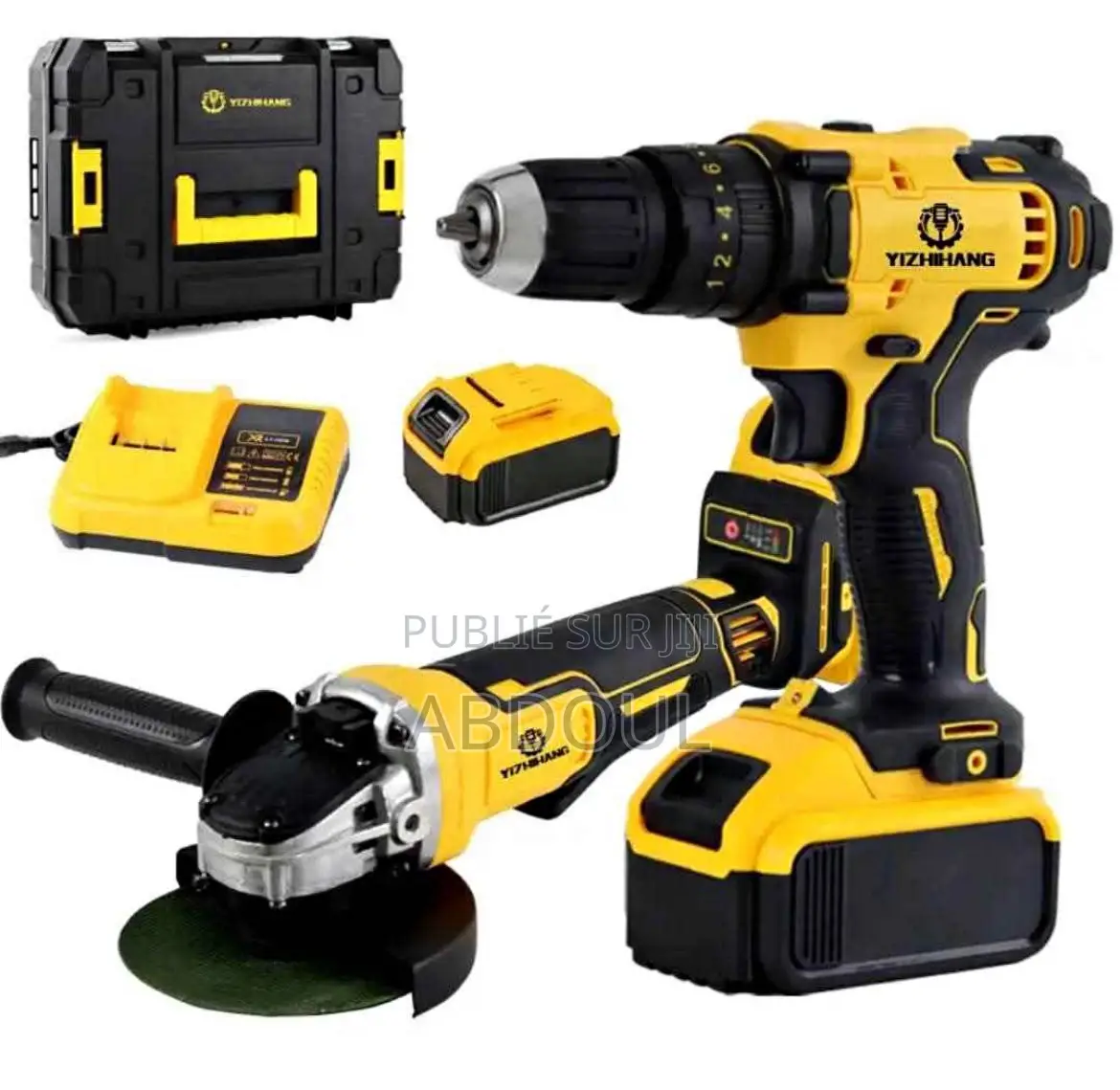 Nsemble Perceuse Et Meuleuse Sans Fil