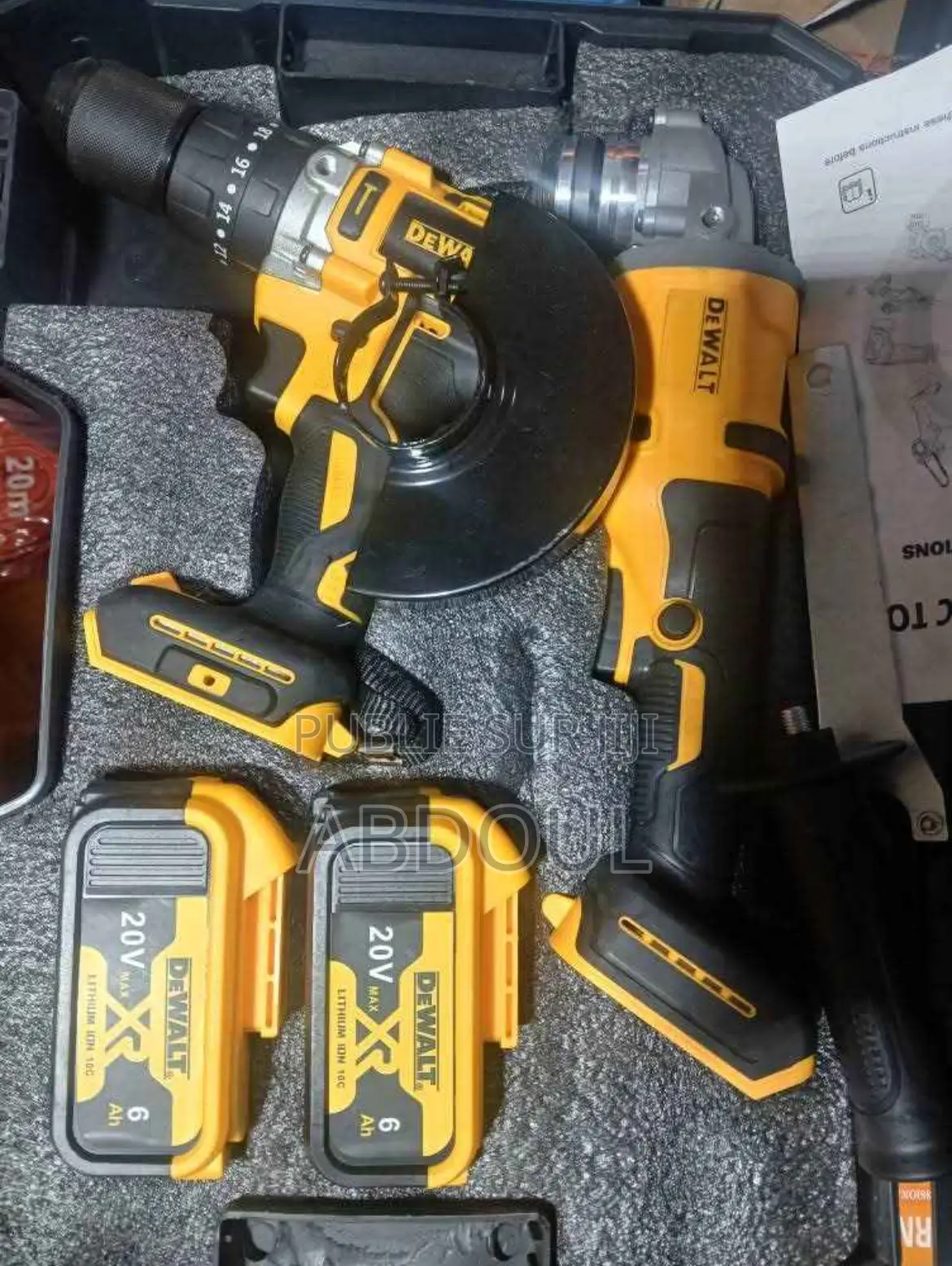 Nsemble Perceuse Et Meuleuse Sans Fil