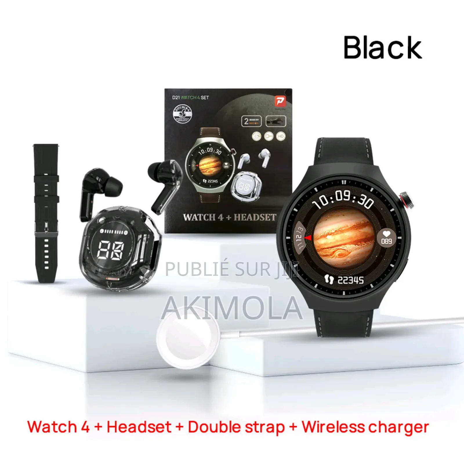 Watch D21 Smartwatch 4 Suit Air Earphones