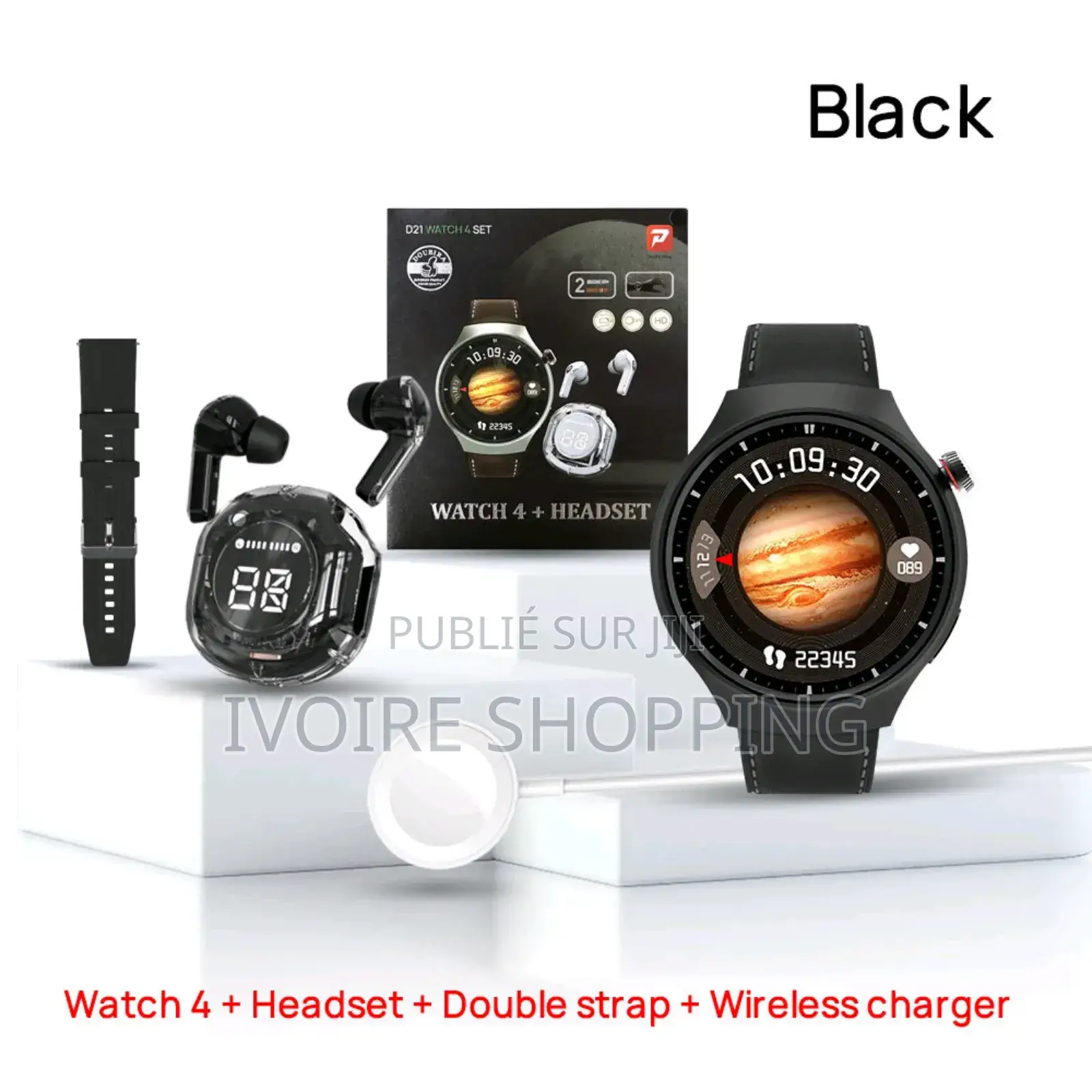 Watch D21 Smartwatch 4 Suit Air Earphones
