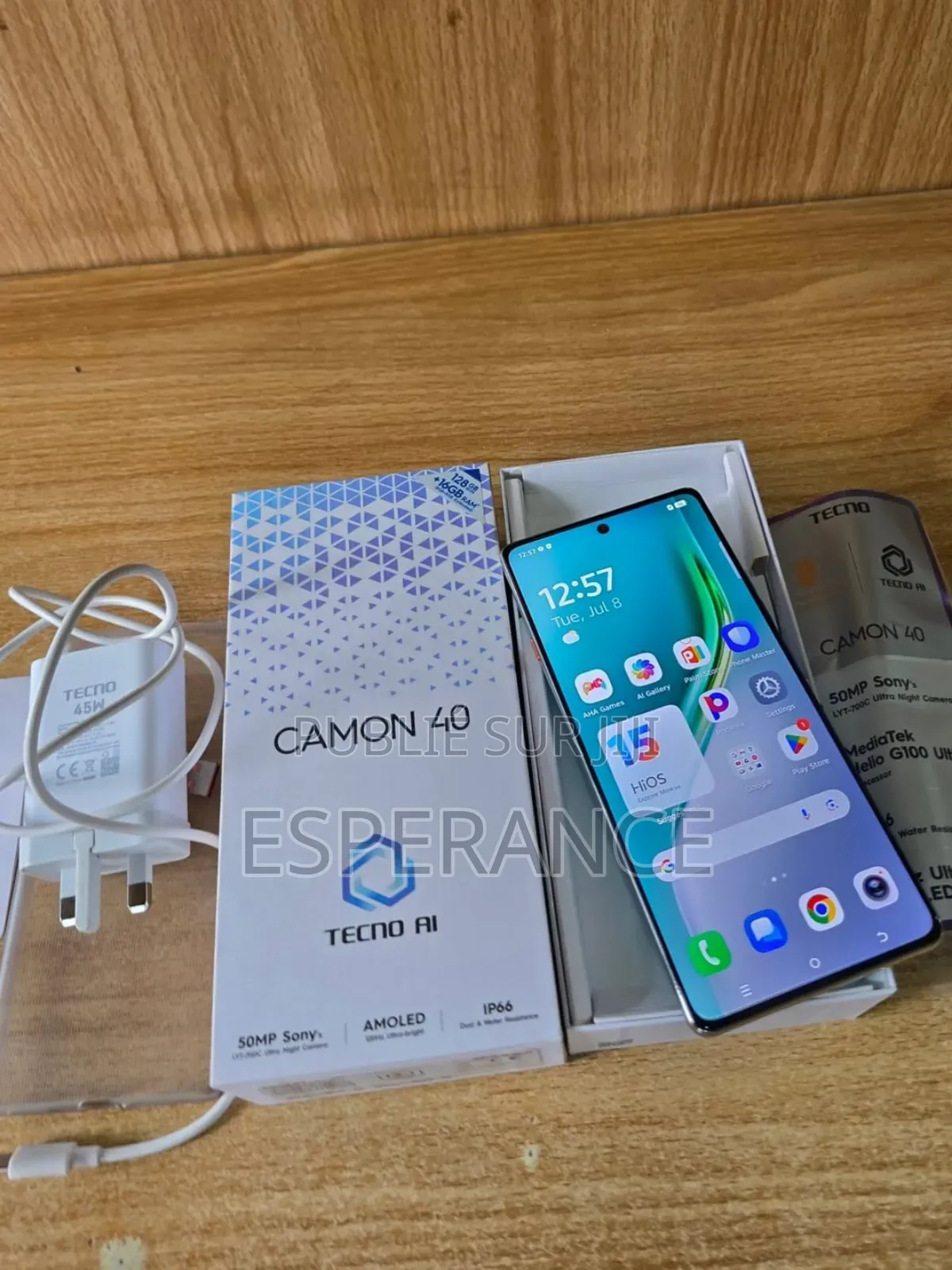 New Tecno Camon 40 256 GB Vert