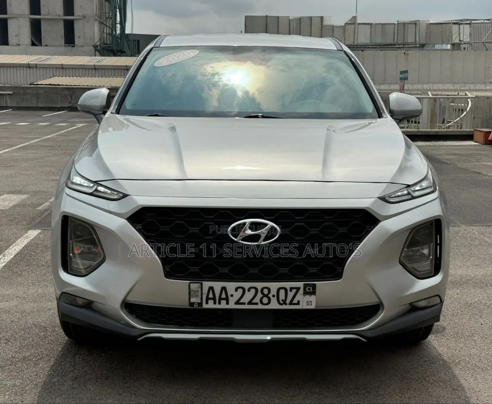 Hyundai Santa Fe SE 2.4 AWD 2020 Gris