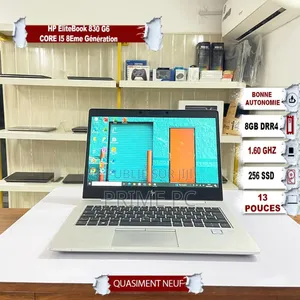 Photo - New Ordinateur Portable HP EliteBook 830 G6 8GB Intel Core I5 SSD 256GB