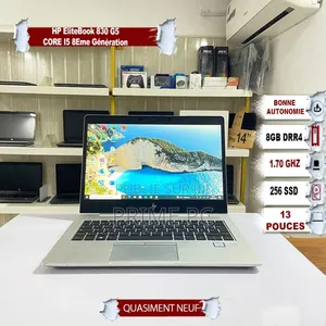Photo - New Ordinateur Portable HP EliteBook 830 G5 8GB Intel Core I5 SSD 256GB
