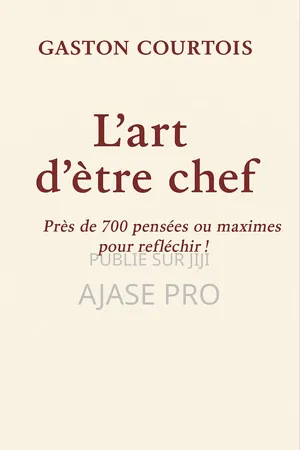 Photo - L’Art D’Être Chef – Gaston Courtois