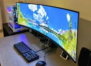 Photo - Écran Hp Et Lenovo Incurvé , Gaming Et Display