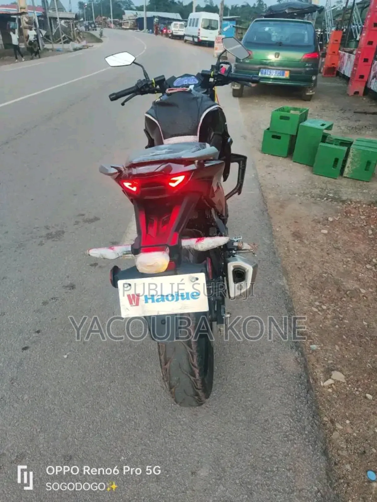 Neuf Haojue DR300 2024 Noir