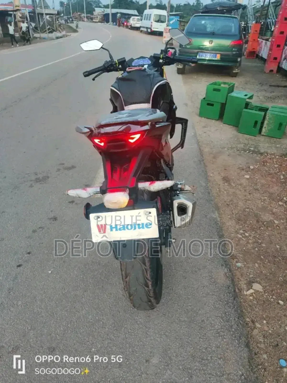 Neuf Haojue DR300 2024 Noir