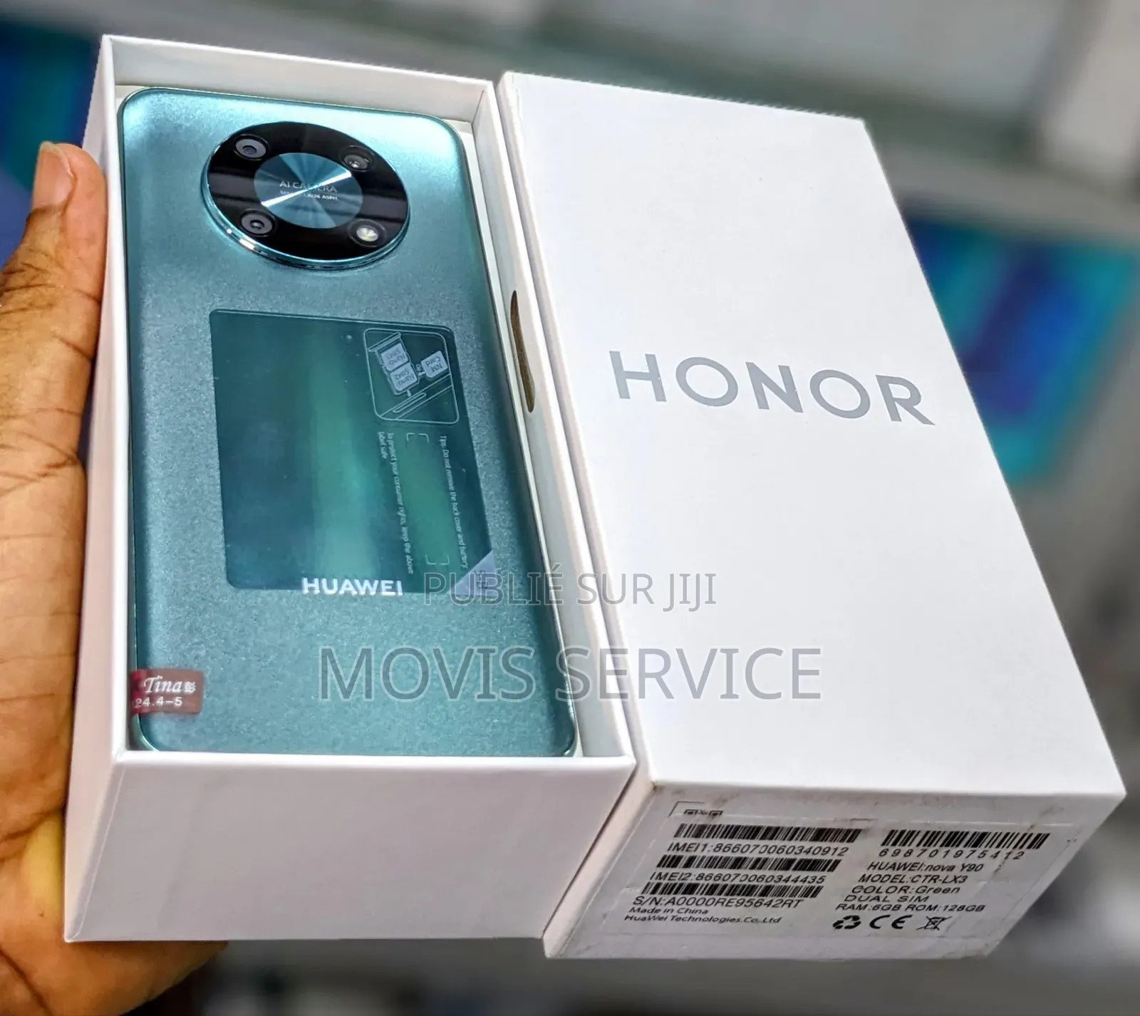 New Huawei Nova Y90 128 GB Vert