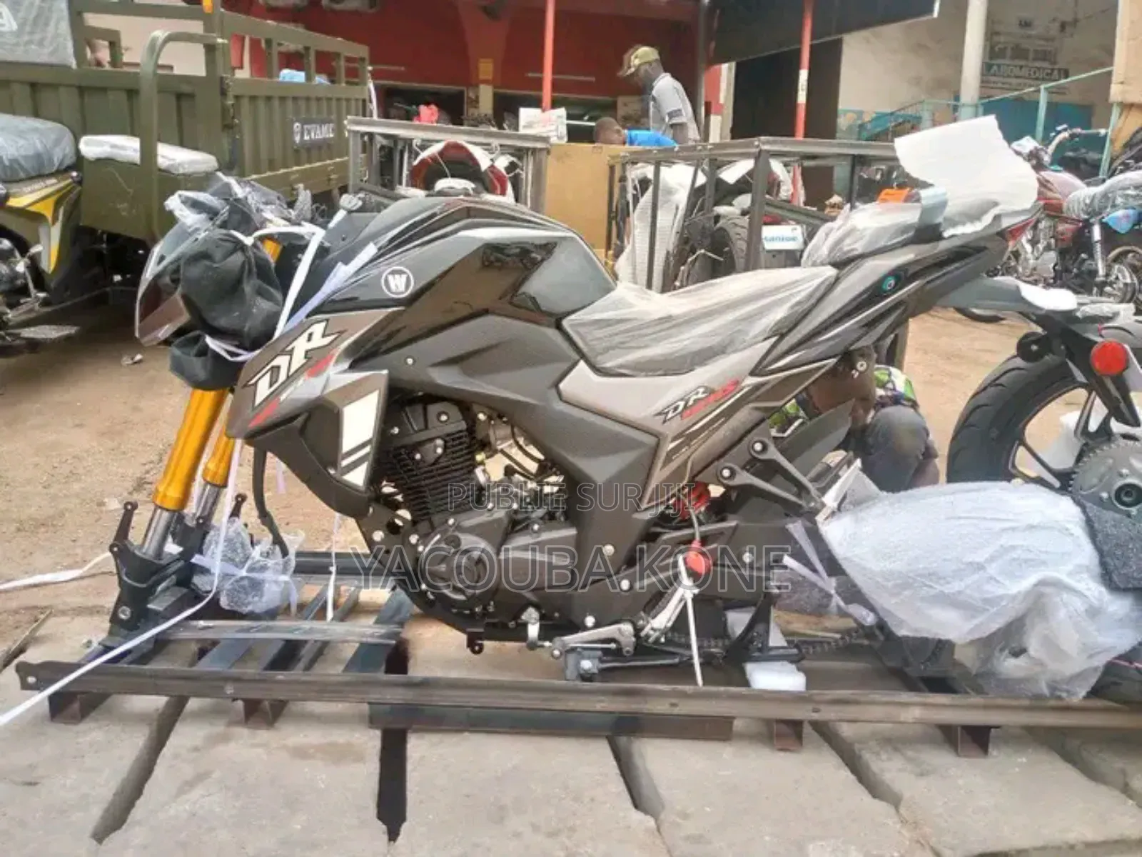 Neuf Haojue DR190S 2024 Noir