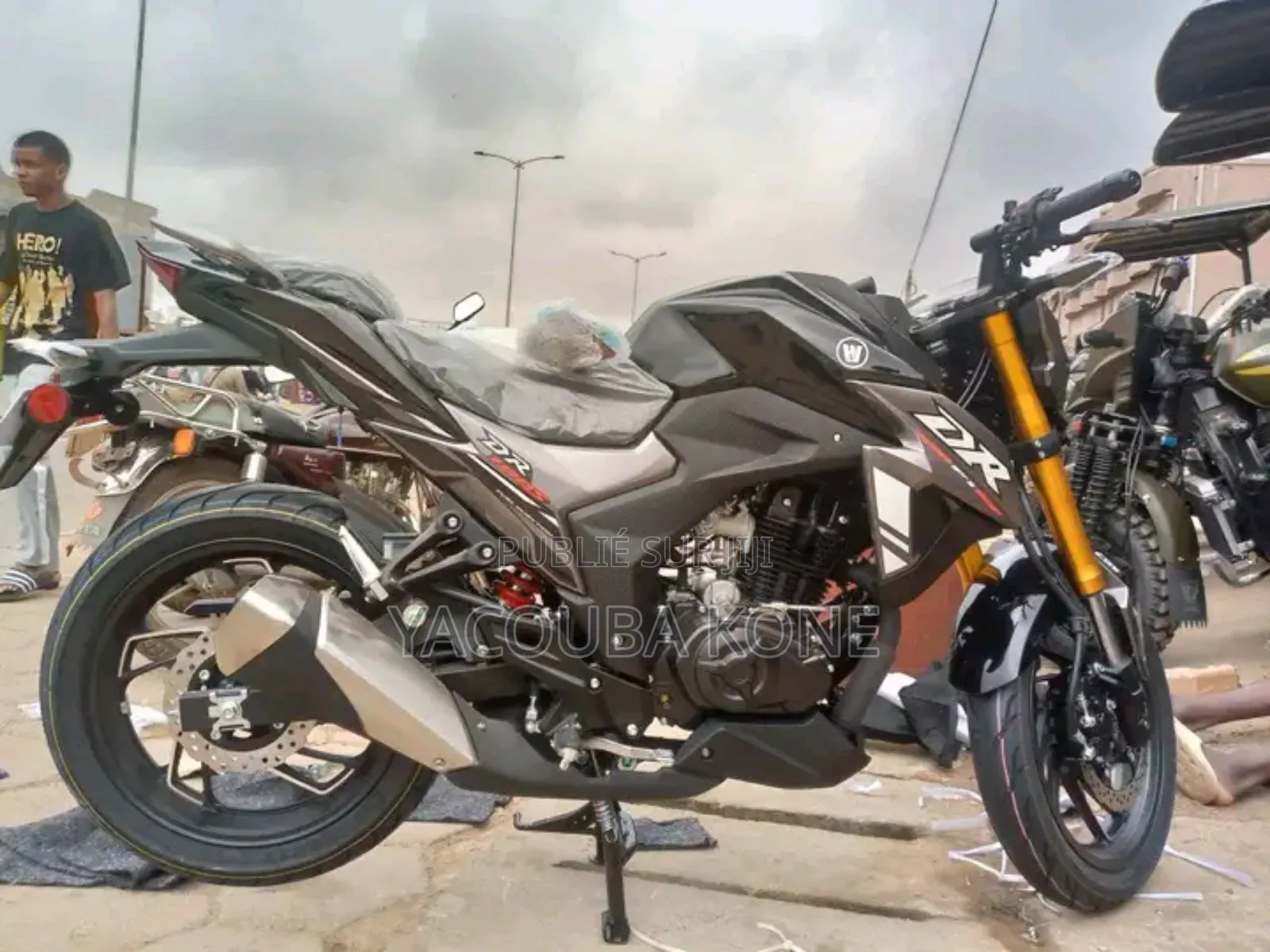 Neuf Haojue DR190S 2024 Noir