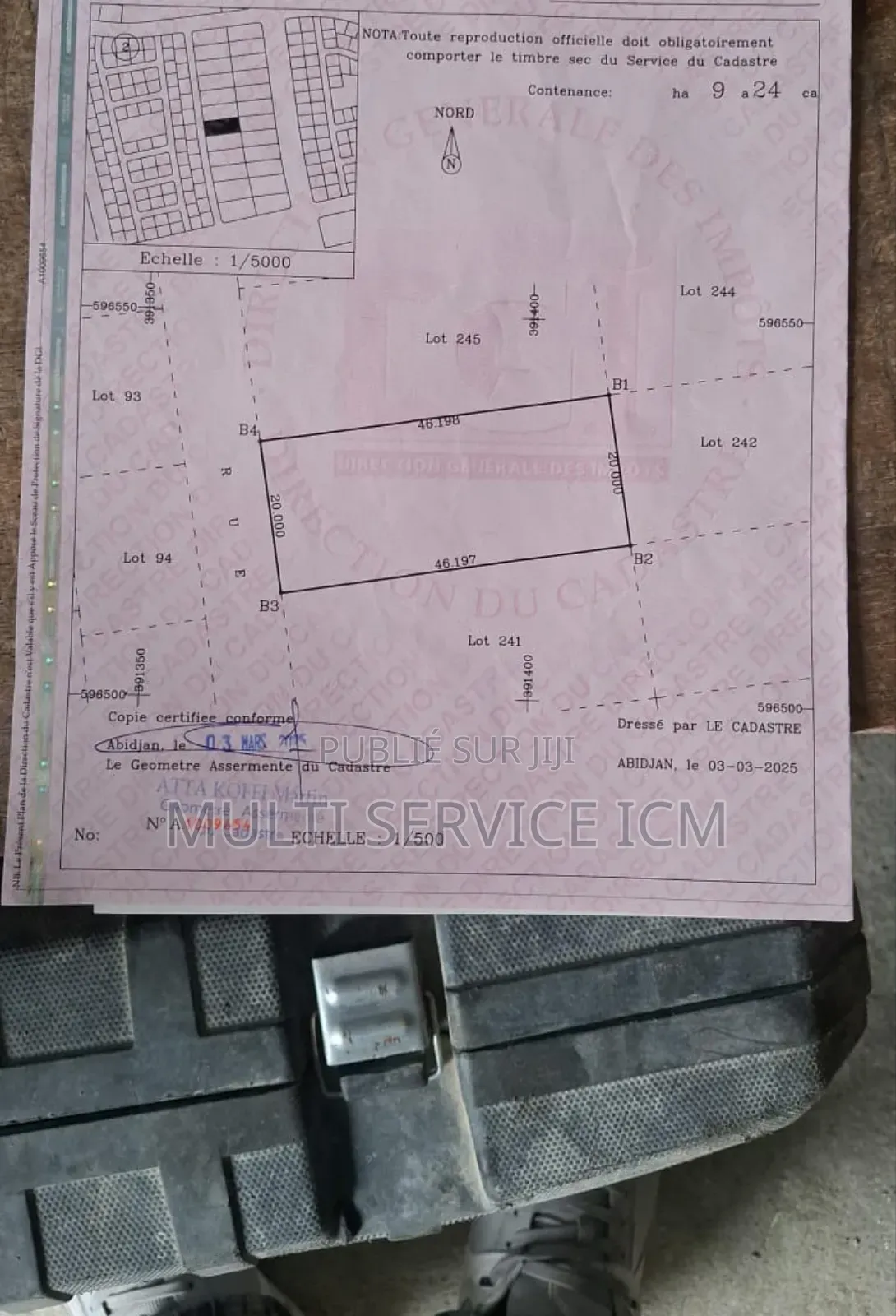 Terrain a Vendre Angre 8e Tranche a Cote De Hôtel BNB