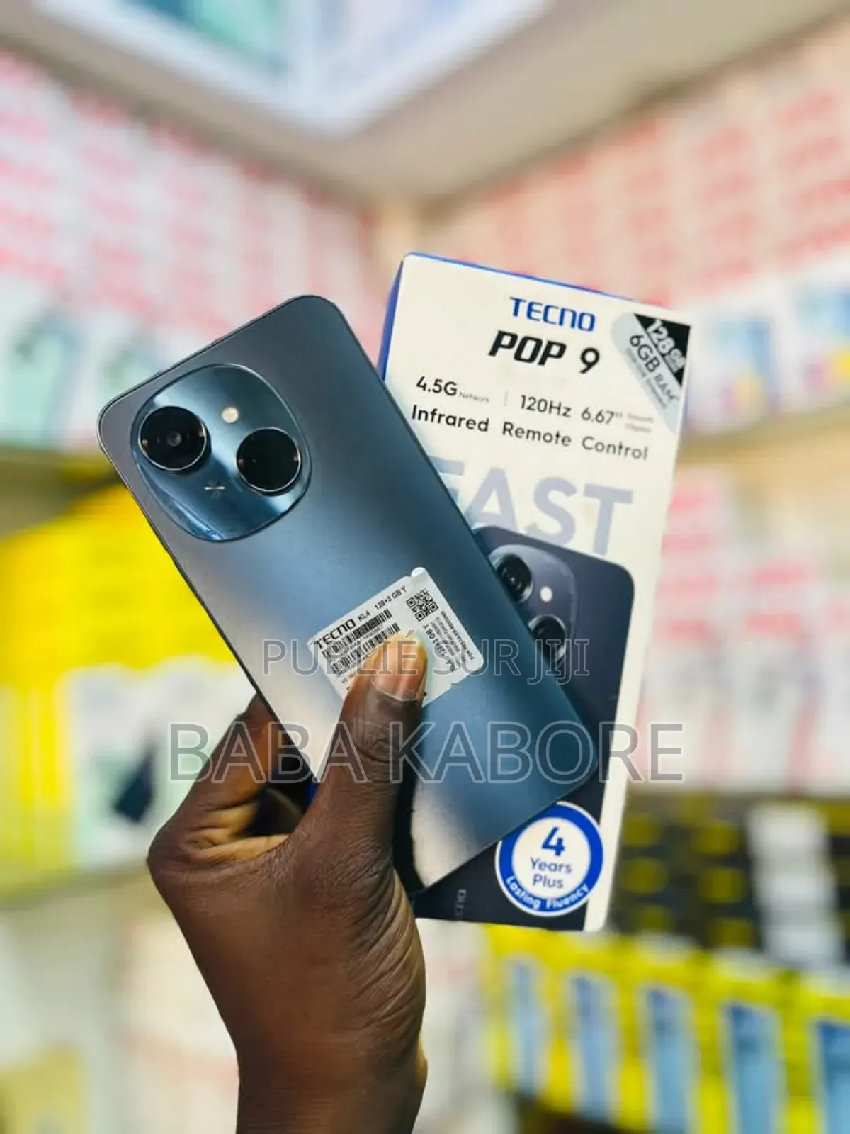 Neuf Tecno Pop 9 128 GB Bleu