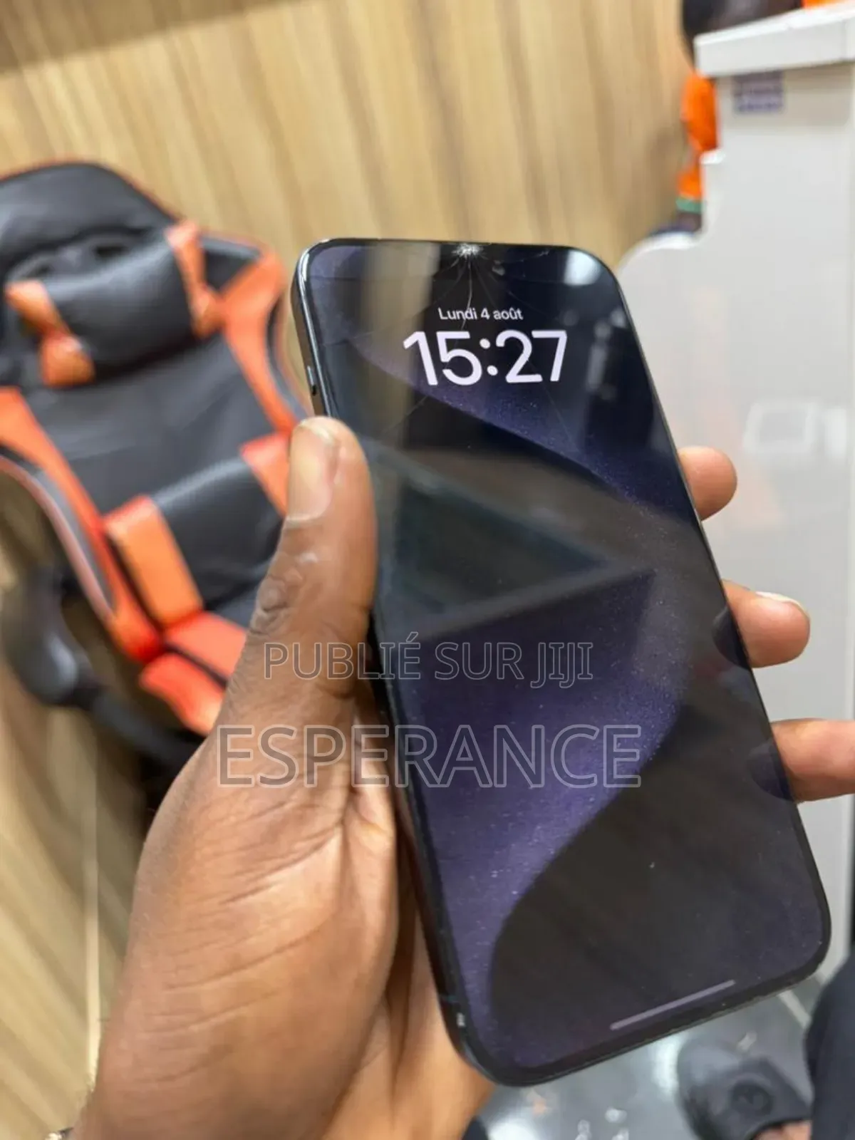 Pomme iPhone 15 Pro Max 256 GB Noir