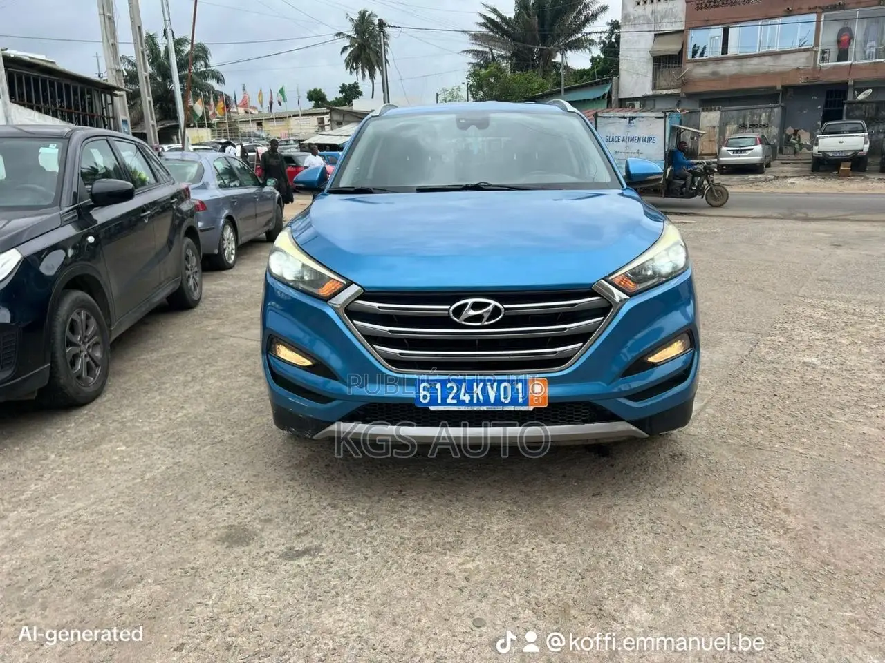 Hyundai Tucson SE AWD 2017 Bleu