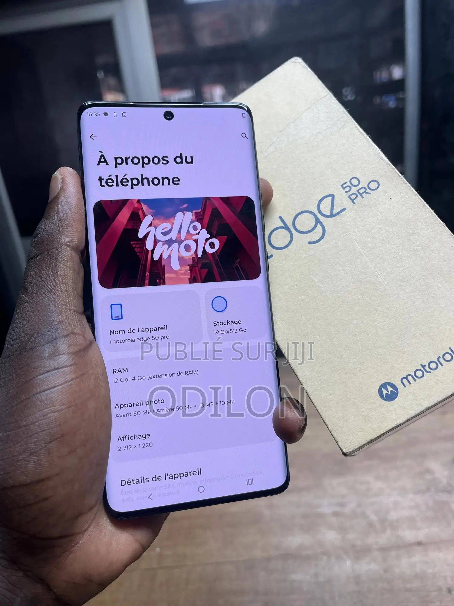 Motorola Edge 50 Pro 512 GB Noir