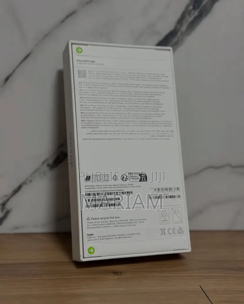 New Pomme iPhone 16 Pro Max 256 GB Autre