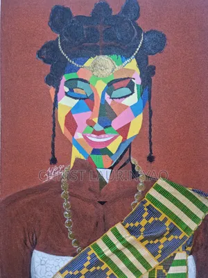 Photo - Tableau Intitulé La Beauté Afriquaine