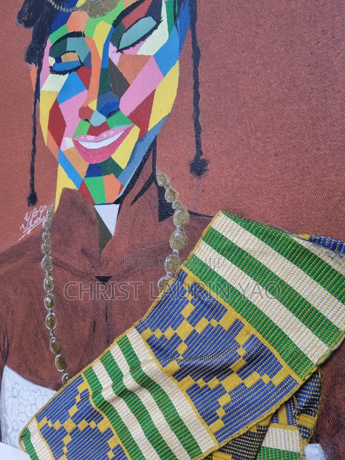 Tableau Intitulé La Beauté Afriquaine