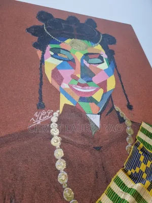 Tableau Intitulé La Beauté Afriquaine