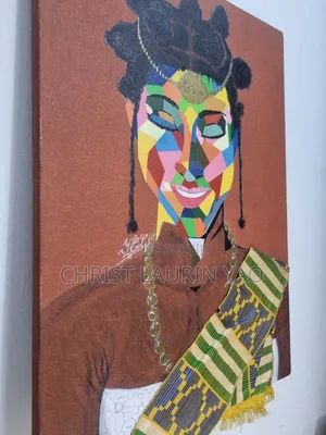 Tableau Intitulé La Beauté Afriquaine