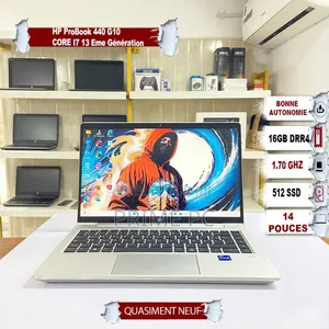 Photo - New Ordinateur Portable HP ProBook 440 G10 16GB Intel Core I7 SSD 512GB