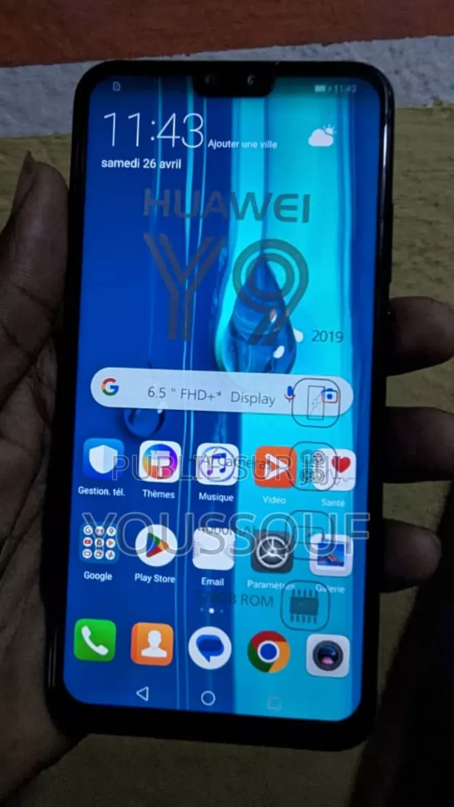 New Huawei Y9 2019 Dual SIM 128 GB Autre