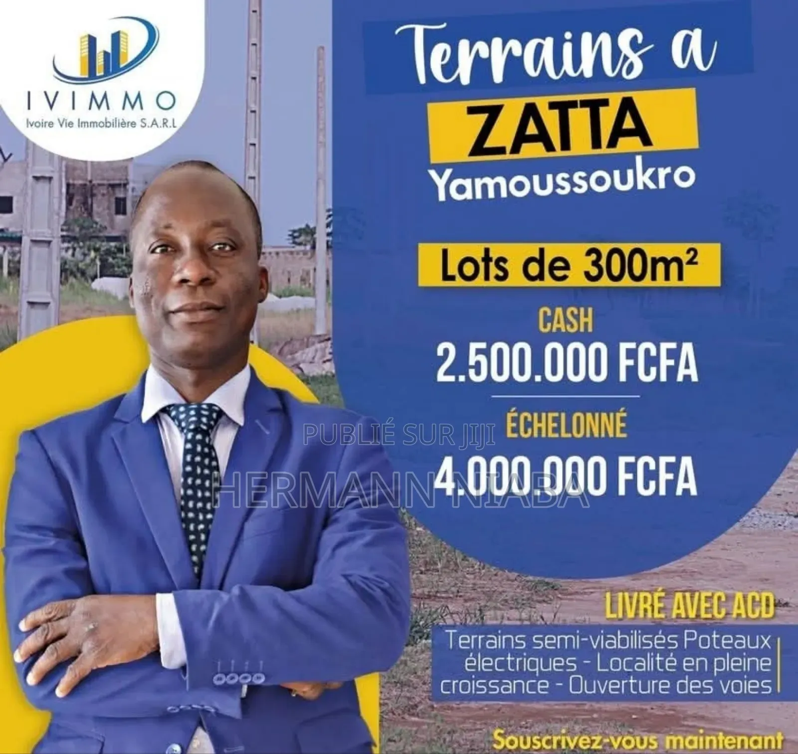 Terrains À Vendre À Yamoussoukro-Zatta