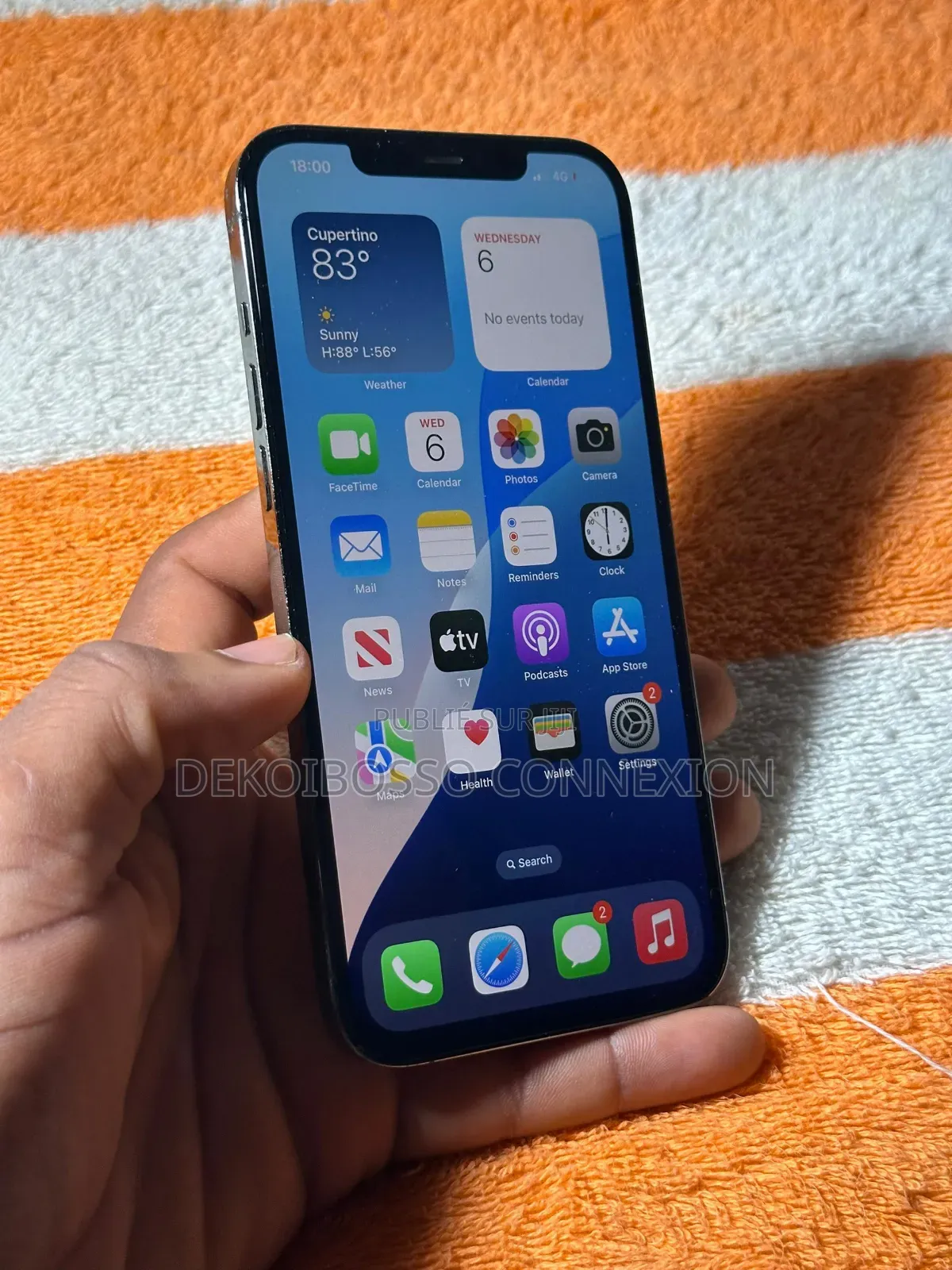 Pomme iPhone 12 Pro Max 128 GB Bleu