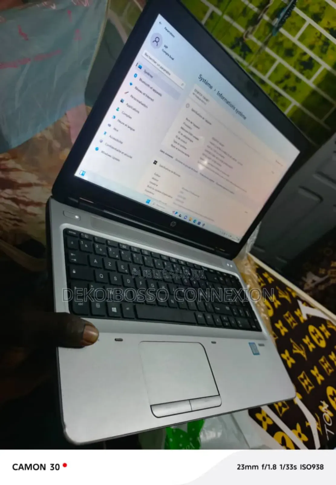 Ordinateur Portable HP 650 G2 8GB Intel Core I5 SSD 256GB