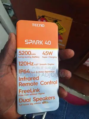 Photo - New Tecno Spark 40 128 GB Noir
