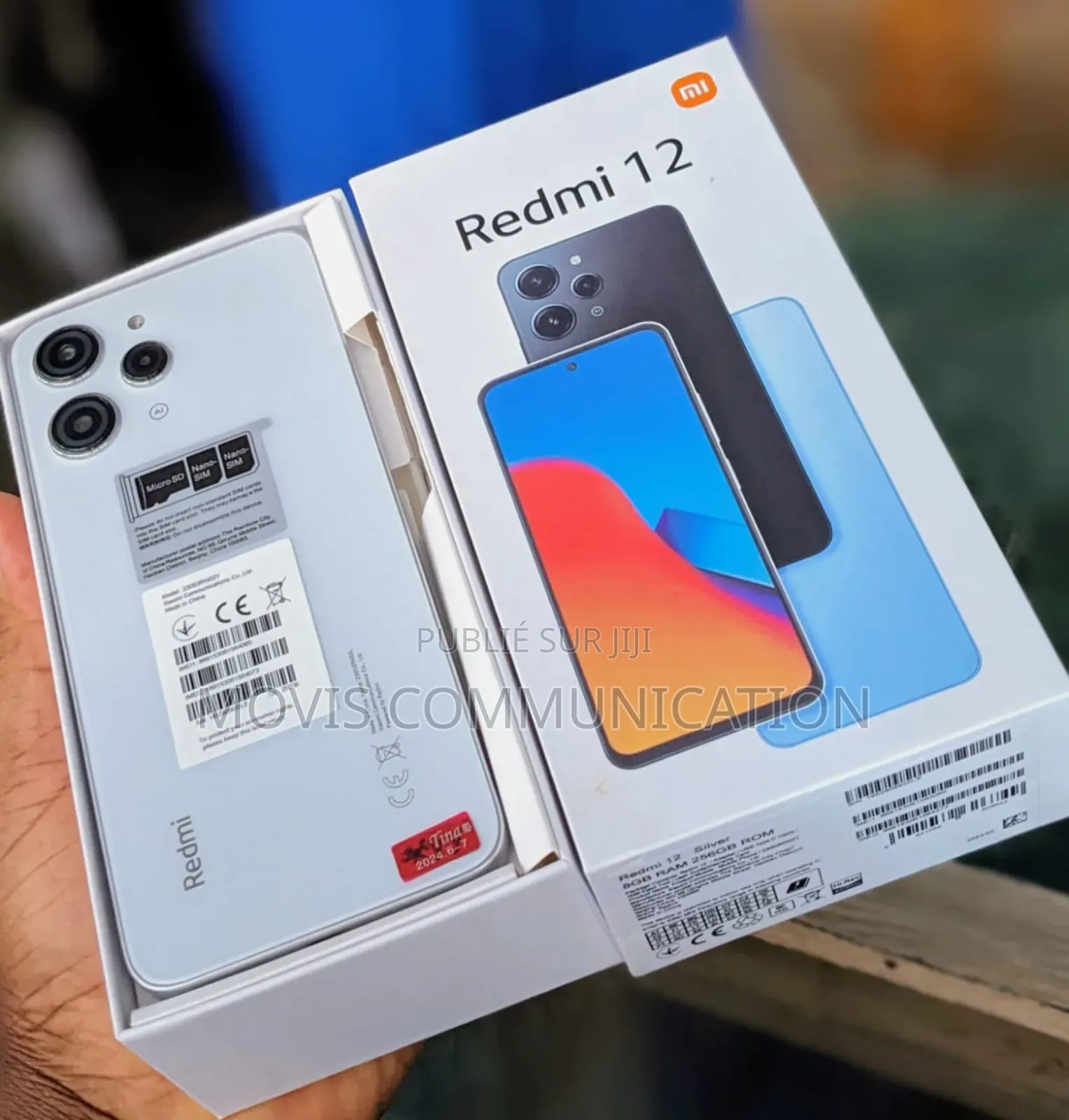New Xiaomi Redmi 12 256 GB Argenté