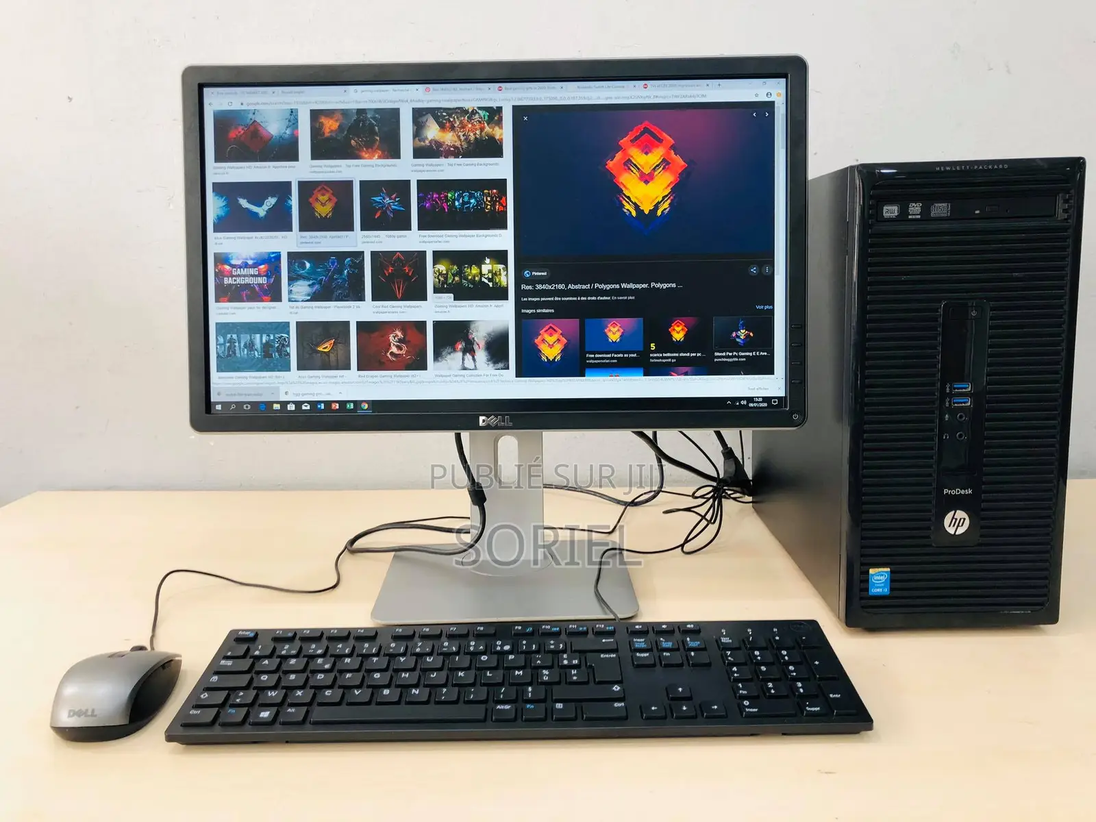 Ordinateur De Bureau HP EliteDesk 800 4GB Intel Core I5 HDD 500GB