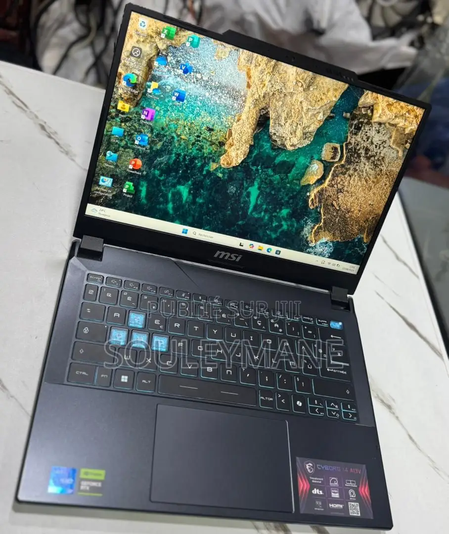 New Ordinateur Portable MSI Cyborg 14 16GB Intel Core I7 SSD 1T