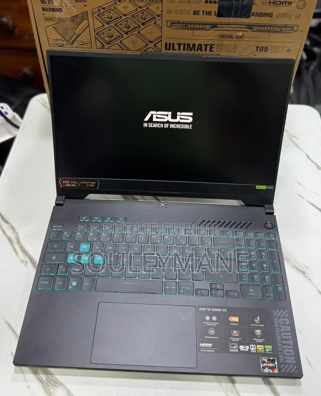 New Ordinateur Portable Asus TUF Gaming A15 16GB AMD Ryzen 7 SSD 512GB