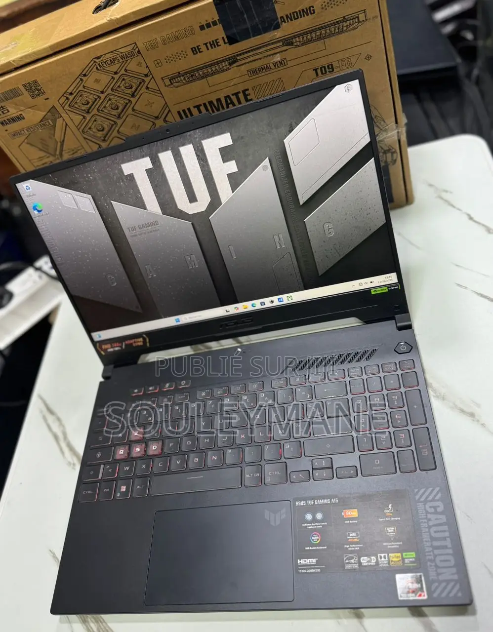 New Ordinateur Portable Asus TUF Gaming A15 16GB AMD Ryzen 7 SSD 512GB