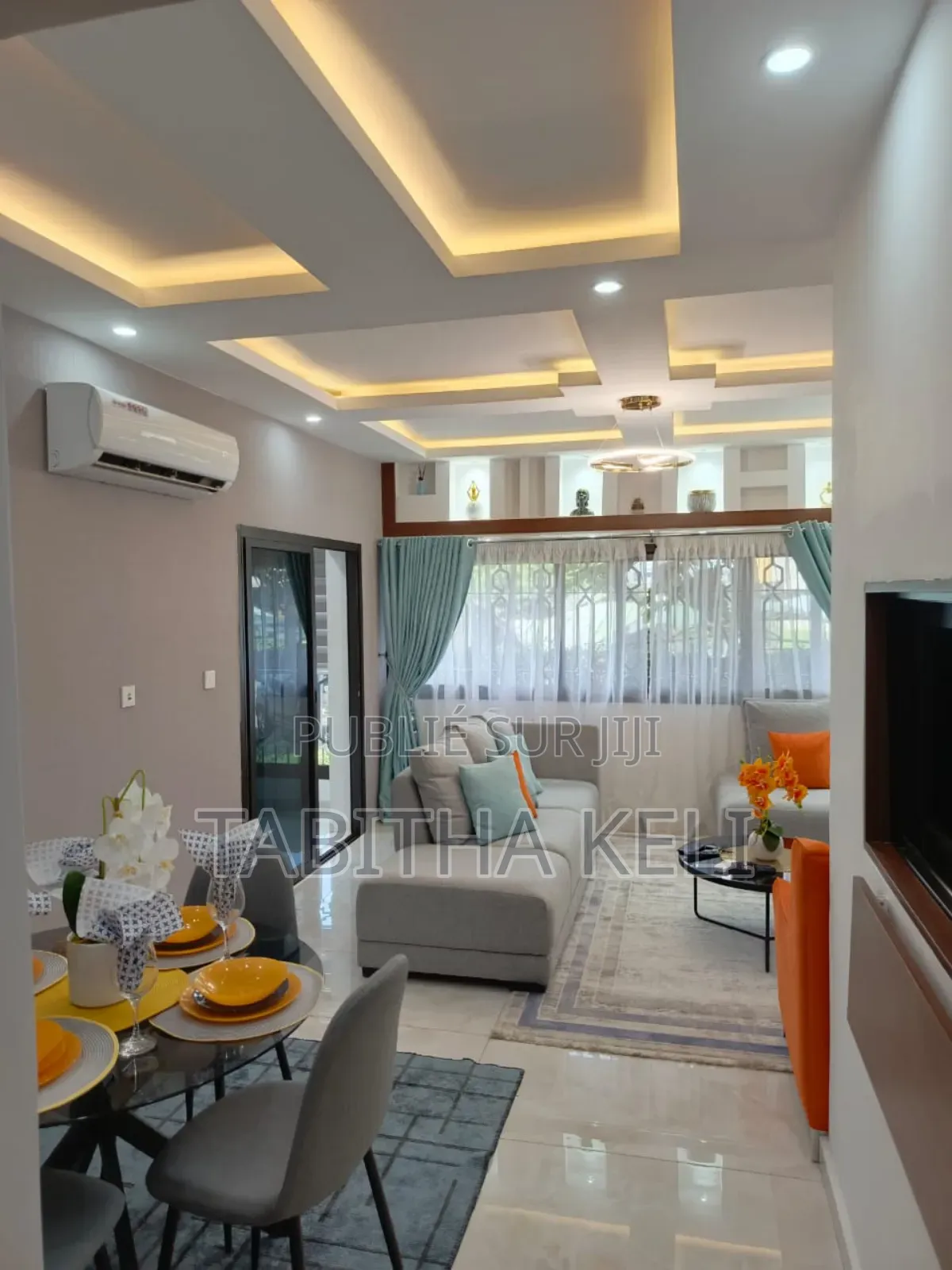 Furnished 2chbre Appartement dans G.F.J Immobilier, Cocody à Louer