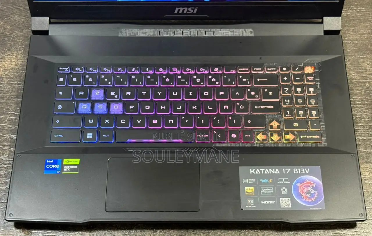 Ordinateur Portable MSI Katana 17 32GB Intel Core I7 SSD 1T