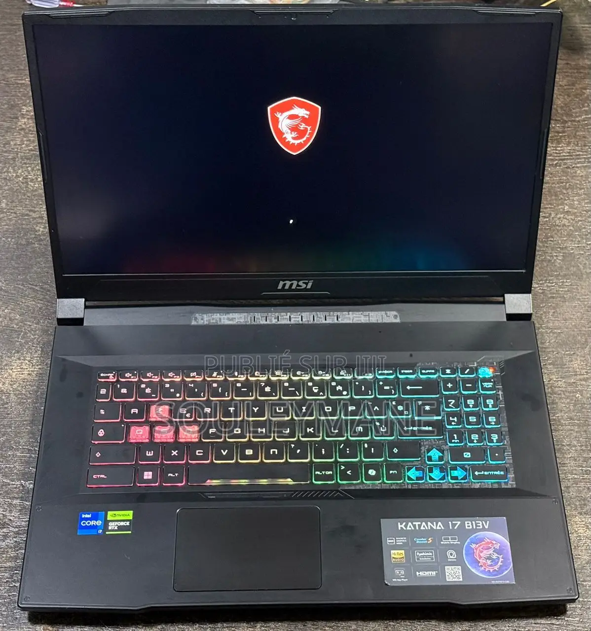 Ordinateur Portable MSI Katana 17 32GB Intel Core I7 SSD 1T