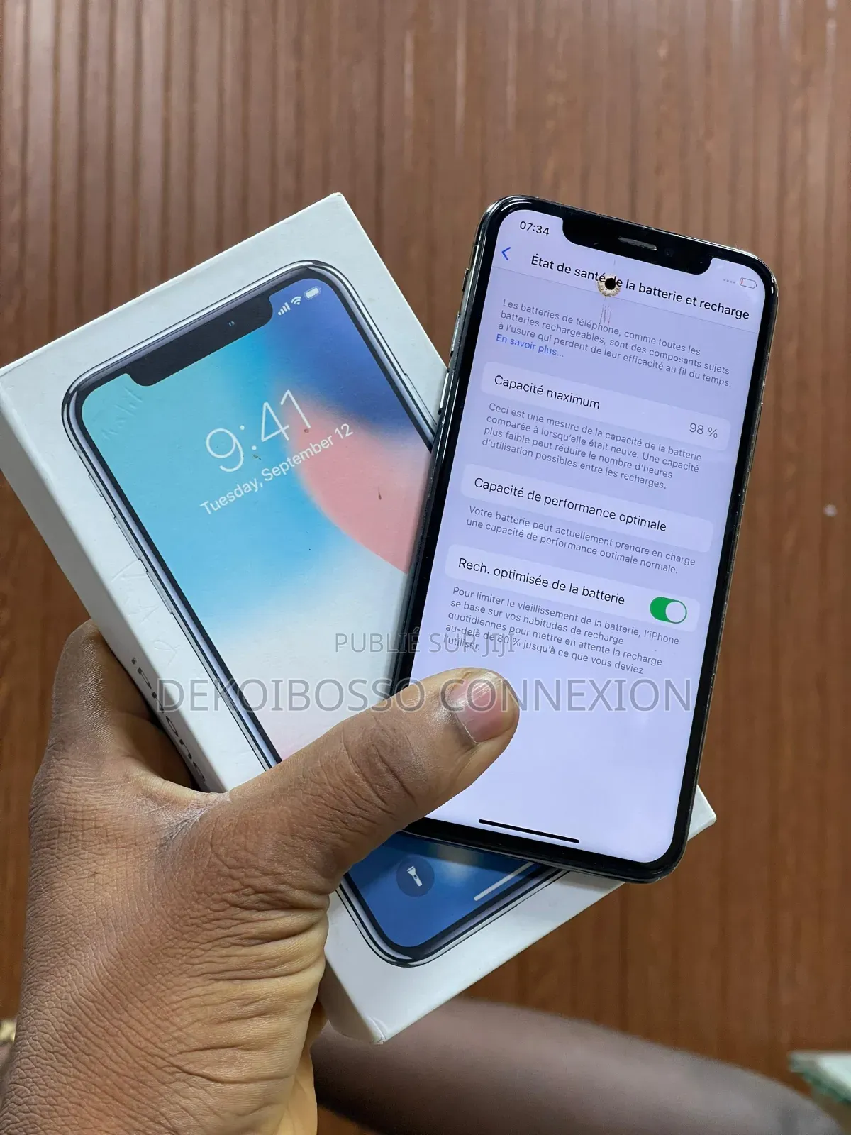 Pomme iPhone X 64 GB Noir